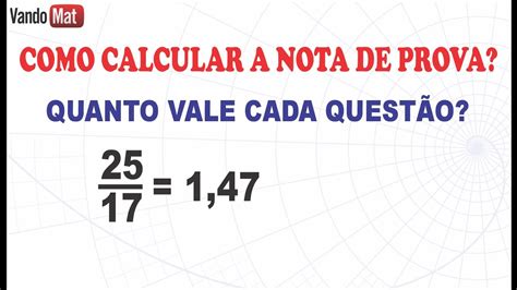 Calculadora De Nota De Prova