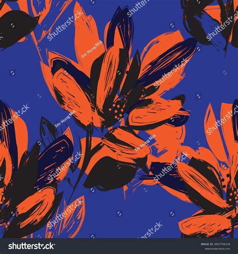 Floral Brush Stroke Vector Images Stock Photos Vectors