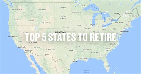 Top 5 States To Retire Best Places For Retirement