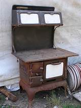 Photos of Antique Wood Cook Stove For Sale