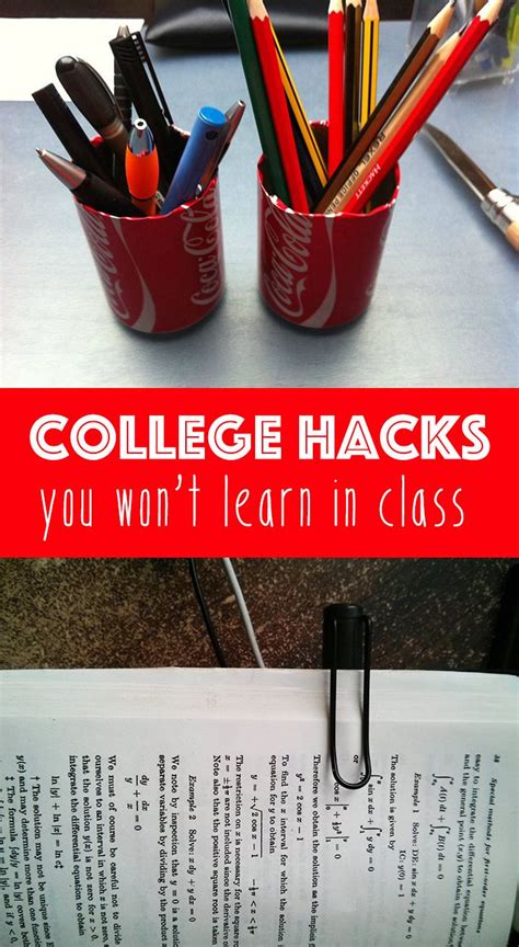 28 College Hacks You Won T Learn In Class College Hacks College Planning College Life Hacks