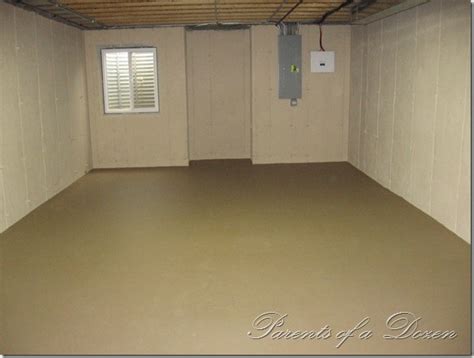 Parents of a Dozen: Painting an Unfinished Basement