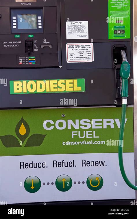 Bio Diesel Fuel Pump Conserv Gas Station Biodiesel Ethanol Los Stock