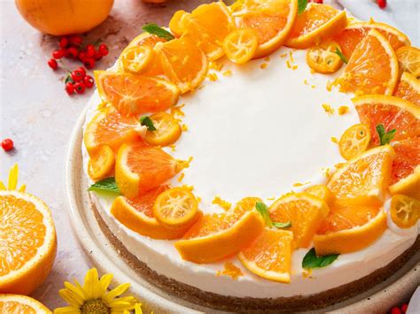 No Bake Orange Cheesecake Recipe By Mitra