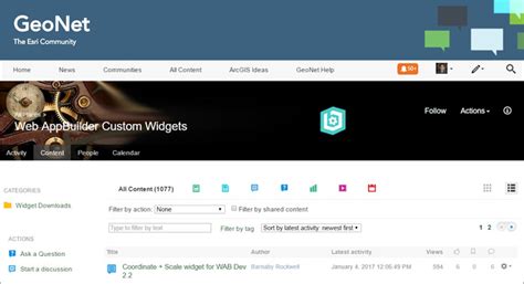 Arcwatch Add Custom Widgets To Web Appbuilder For Arcgis Developer