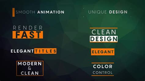 Action movie titles are something that are very nice to see on the screen when one is watching a film. 8 Minimal Titles - After Effects Templates | Motion Array