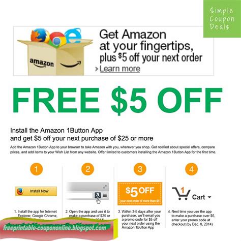 Using these free coupon apps can save you money on just about anything! Printable Coupons 2017: Amazon Coupons