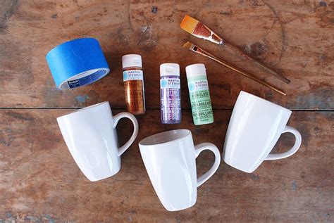 Diy Paint Dipped Mugs The Merrythought