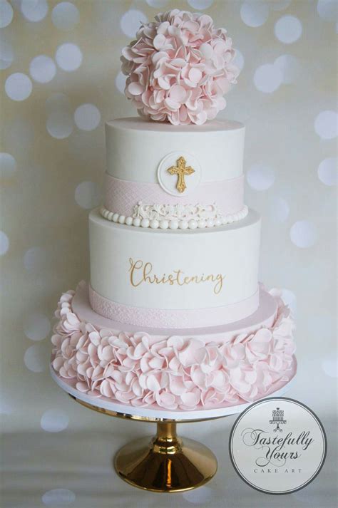 Pin By Ceoo On Cakes For Children Baptism Cake Girl Christening