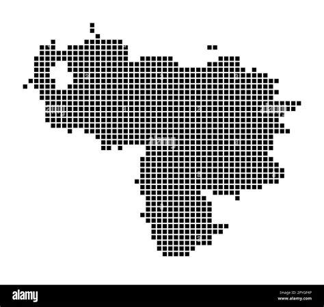 Venezuela Map Map Of Venezuela In Dotted Style Borders Of The Country