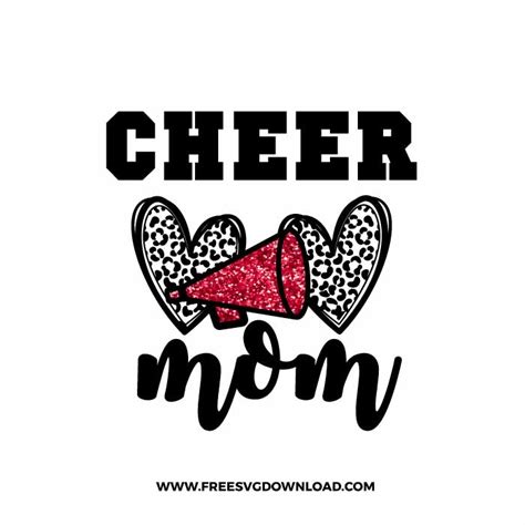 Cheer Mom SVG PNG Free Cut Files Free SVG Download