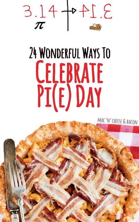 I am a bit of a math geek. 24 Wonderful Ways To Celebrate Pi(e) Day