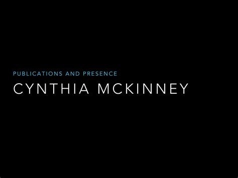Dr Cynthia Mckinney North South University