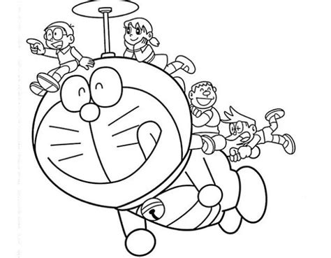 Detail Mewarnai Gambar Doraemon Dan Kawan Kawan Koleksi Nomer 35
