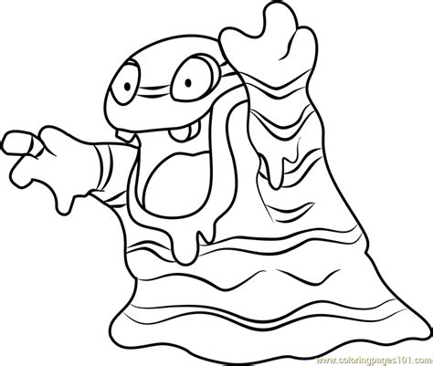 Alola Grimer Pokemon Sun and Moon Coloring Page - Free ... In pokémon sun and moon, a new alolan form appears: