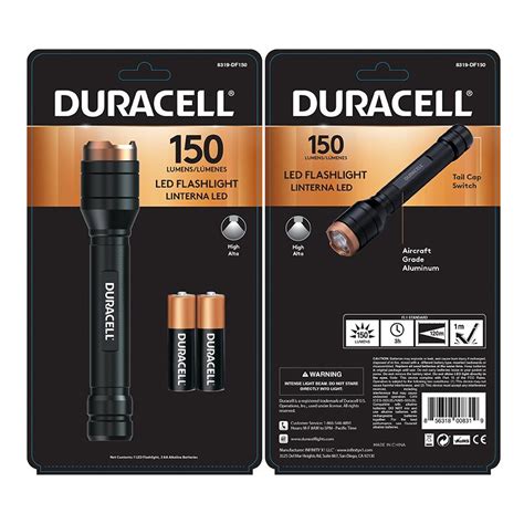Duracell 150 Lumen Aluminum Led Flashlight Ucc Australia