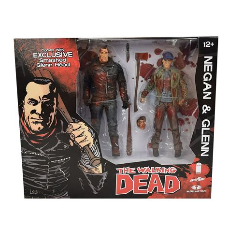 The Walking Dead Color Negan And Glenn Wexclusive Smashed Glenn Head