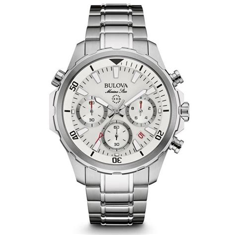 Are bulova watches good quality. Men's Bulova Watch Marine Star 96B255 Quartz Chronograph ...
