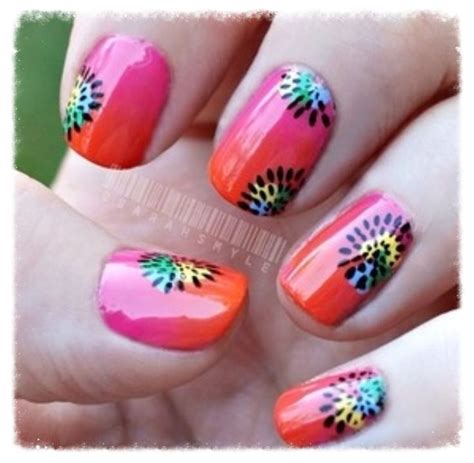 Cool Summer Nail Art Nails Pinterest