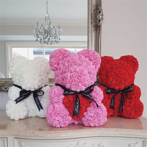 Shop Now Teddy Bears Made With Long Lasting Roses My Teddy Roses