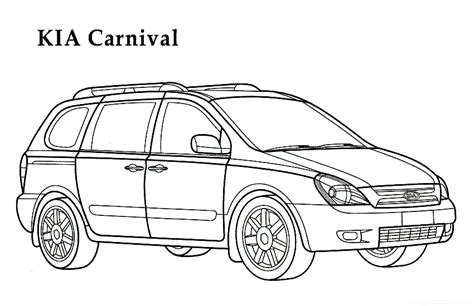 They get us where we need to go and so much more. Kia Coloring Pages to download and print for free
