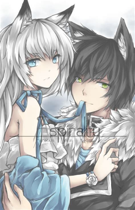Fox And Wolf By R Ena On Deviantart