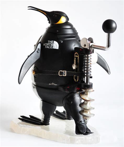 Whimsical Steampunk Animal Sculptures Created From Trash Design Swan