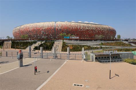 The fnb stadium has a capacity of 94,736. FNB Stadium (Soccer City) - StadiumDB.com