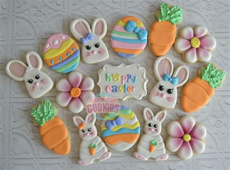 Sugarysweetcookies — Hoppy Easter 6 Cookes Easter Mix Fancy