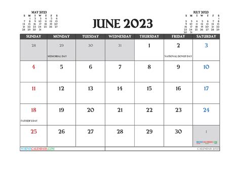 Calendar Format June 2023 Mobila Bucatarie 2023
