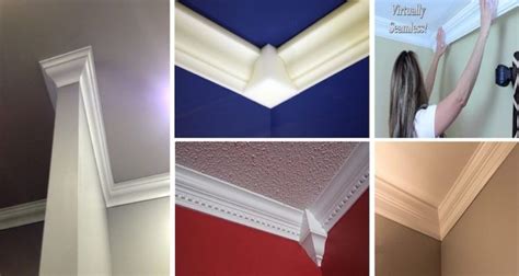 We thought of ceiling molding to cover it but continue to read nail to wall studs. Easy way to Install a Molding Crown Into Your Ceiling ...