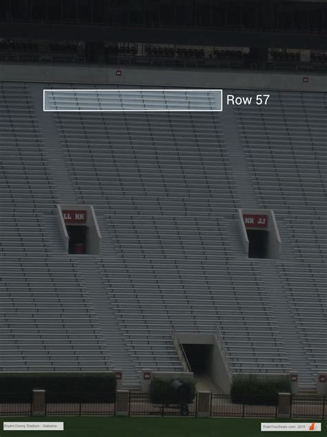 Bryant Denny Stadium Seating Chart Gates A Visual Reference Of Charts