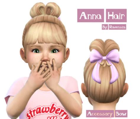 The Sims 4 Anna Hair Base Game Compatible Best Sims Mods