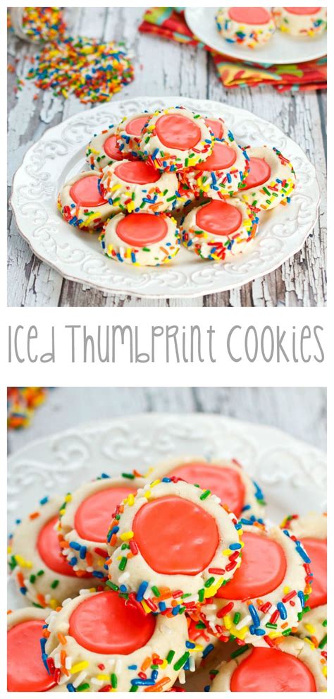 Thumbprint Cookie Recipe With Icing Filling Recipe Thumbprint