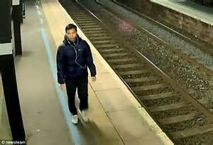 Woman chased along train platform in Birmingham by man | Daily Mail Online