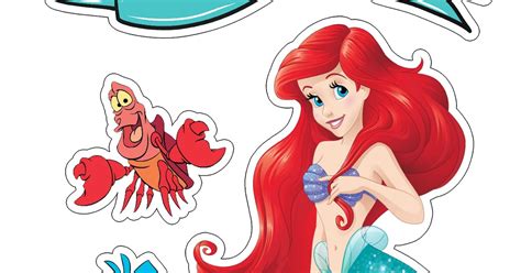 Free Printable Little Mermaid Cake Topper Printable