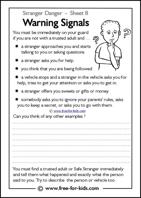 You can also look for some pictures that related to incredible design stranger danger coloring pages to print from by scroll down to collection on below this picture. More Stranger Danger Worksheets and Colouring Pages ...