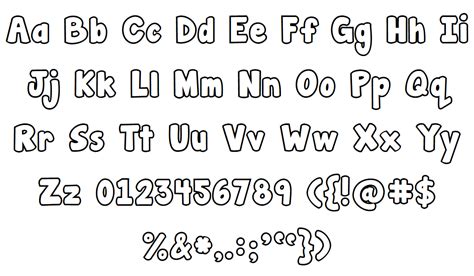 Changes regular letters into fancy bubble letters!!! Janda Manatee Font | Kimberly Geswein | FontSpace