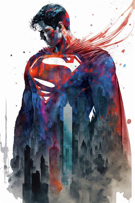 Superman Concept Art Image Photograph By Matthew Gibson Pixels