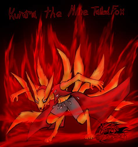 The Power Of Kurama The Nine Tailed Fox By Royle Mcculloch On Deviantart