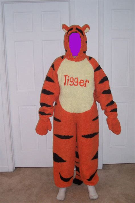 Adult Disney Tigger Halloween Costume Size Medium Gem