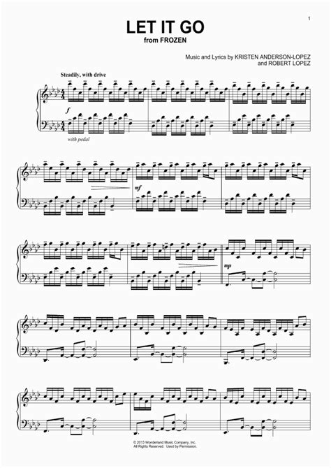 Easy let it go piano sheet music for all the beginners and kids can help the young learner learn the piano in a very short time. Let It Go Idina Menzel Piano Sheet Music Easy - Music Sheet Collection