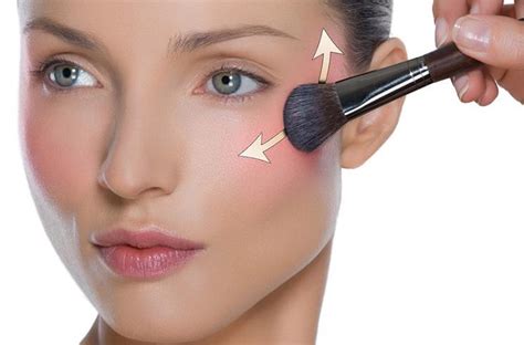 a mini guide on how to apply blush the right way for various face shapes