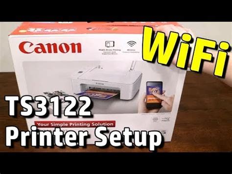 Wps set up connection : How to setup Canon Pixma TS3122 Printer with Wifi and ...