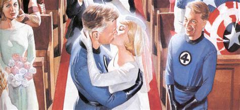 The Wedding Of Sue Storm And Reed Richards