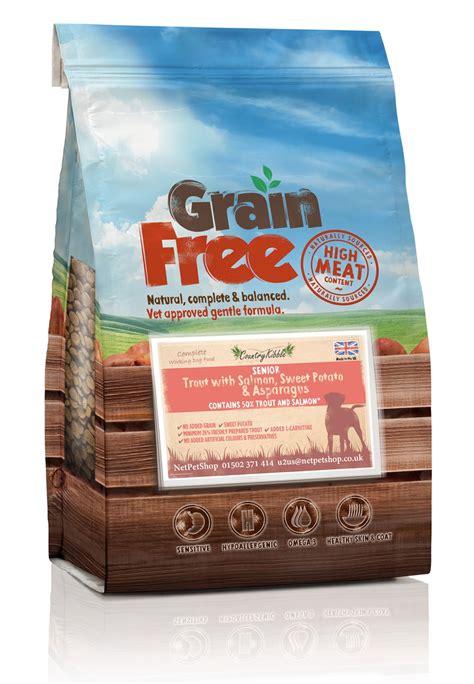 Country Kibble Grain Free Senior Dog Food Trout With