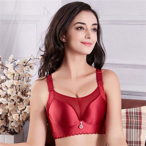 Female Underwear Cd Cup Large Size Bra Thin Section Without Steel Ring Plus Size Brabras