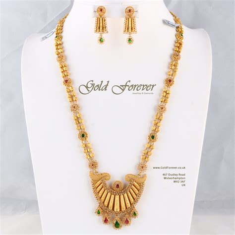 22 Carat Indian Gold Long Necklace 743 Grams Codels1118005 Gold Forever