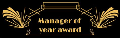 Manager Of Year Award
