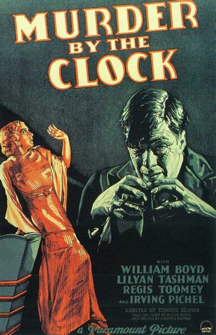 Murder By The Clock Movie Poster Print 27 X 40 Item Movab27090